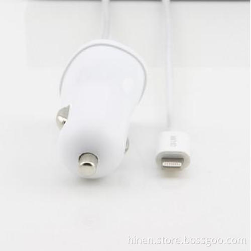 MFi car charger iPhone, iPad, or iPod which has Lightning connector